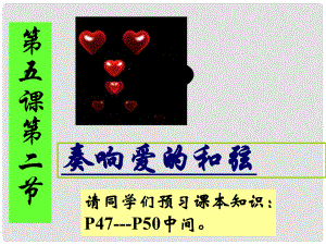 河南省范縣白衣閣鄉(xiāng)二中九年級(jí)政治全冊(cè) 5.2 奏響愛的和弦課件 陜教版