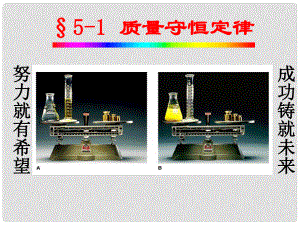 九年級(jí)化學(xué)上冊(cè) 第五單元課題1 質(zhì)量守恒定律（第一課時(shí)）課件 新人教版