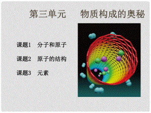 四川省宜賓縣雙龍鎮(zhèn)初級(jí)中學(xué)九年級(jí)化學(xué)上冊(cè) 第三單元 物質(zhì)構(gòu)成的奧秘《課題1 分子和原子》課件2 （新版）新人教版