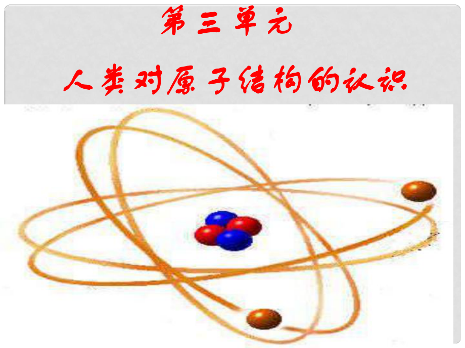 浙江省 新安江中学高一化学《原子结构模型的演变》课件 新人教版_第1页