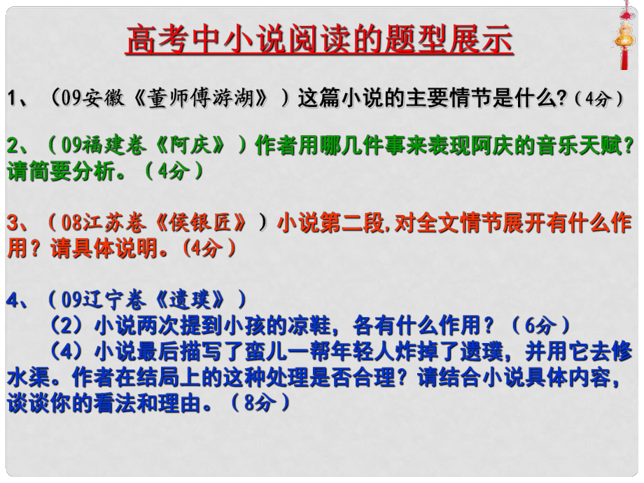 浙江省天台县育青中学高二语文 清兵卫与葫芦课件1 苏教版_第1页