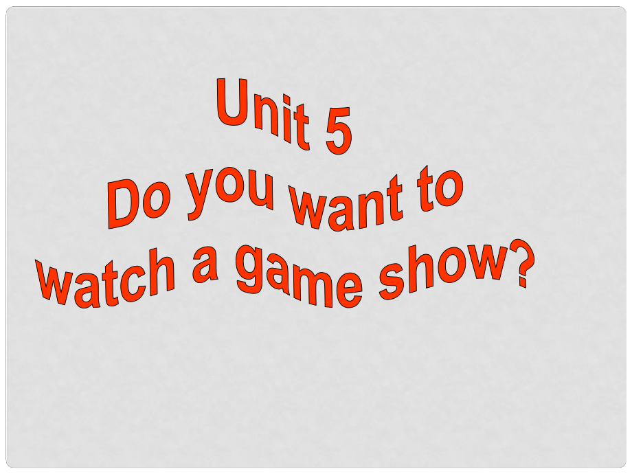 內(nèi)蒙古包頭市第三十六中學(xué)八年級英語上冊 Unit 5 Do you want to watch a game show Section B 2 3aSelf check課件 （新版）人教新目標版_第1頁