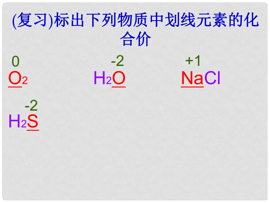 四川省宜賓縣雙龍鎮(zhèn)初級(jí)中學(xué)九年級(jí)化學(xué)上冊(cè) 第四單元 自然界的水《課題4 化學(xué)式化合價(jià)》（第3課時(shí)）課件 （新版）新人教版_第1頁(yè)