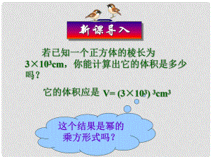 黑龍江哈爾濱市第四十一中學八年級數(shù)學上冊 積的乘方課件 新人教版