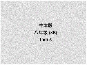 江蘇省宜興市屺亭中學(xué)八年級英語下冊《Unit 6 A charity walk》Grammar II課件 牛津版