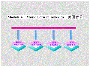 高中英語一輪復習 Module4 Music Born in America課件 外研版選修7