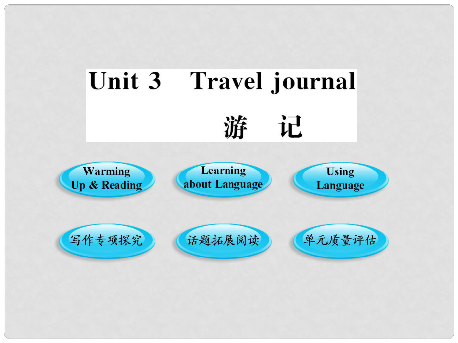 1011高中英語(yǔ) Unit3《Travel journal》（4）課件 新人教版必修1_第1頁(yè)