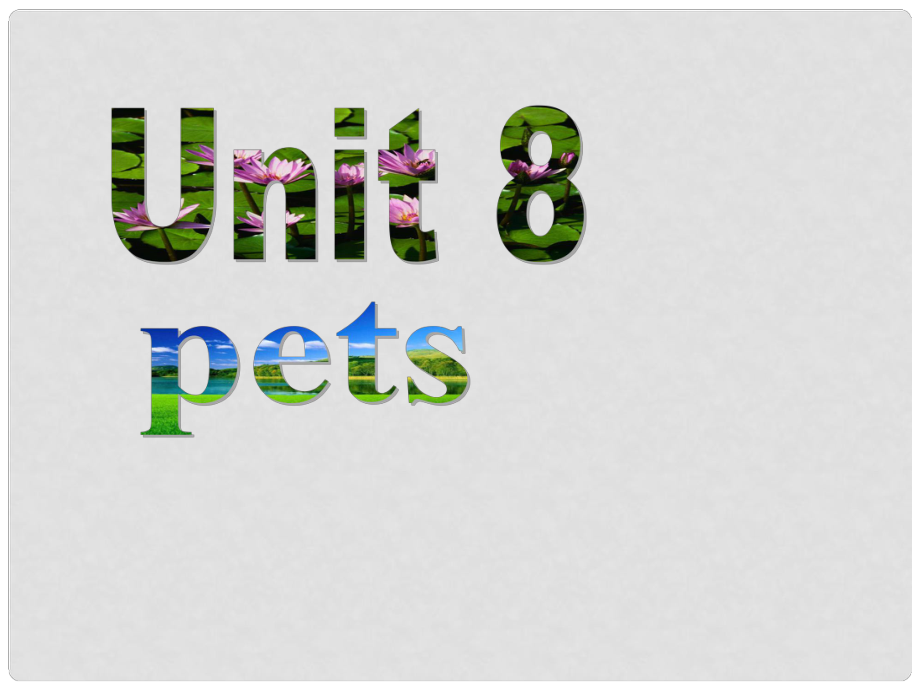 江蘇省宜興市屺亭中學七年級英語下冊 7B Unit 8 Pets Welcome課件 （新版）牛津版_第1頁