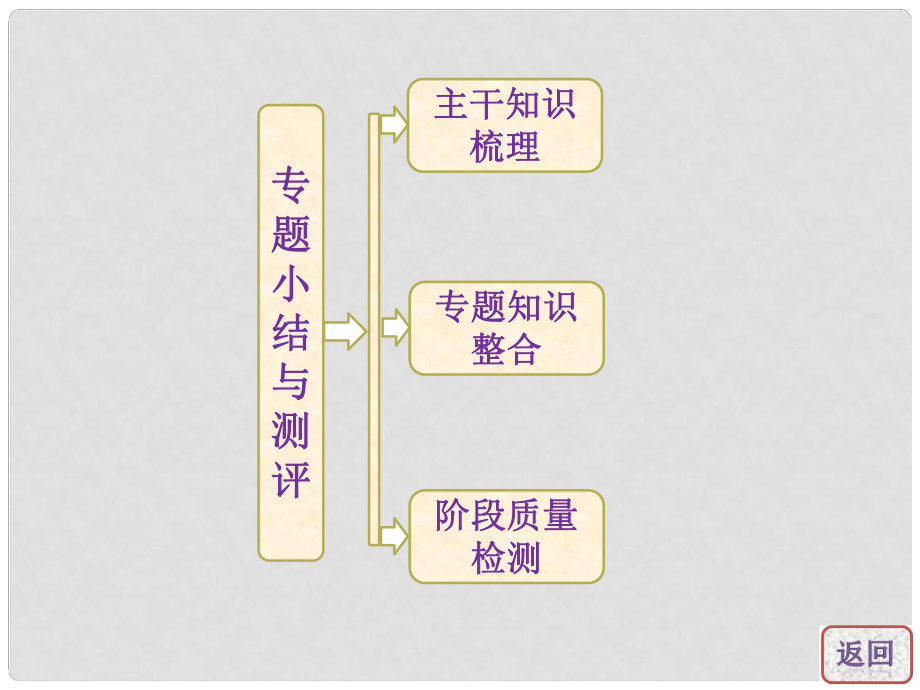 高中歷史 專題七 專題小結(jié)與測評課件 人民版必修2_第1頁