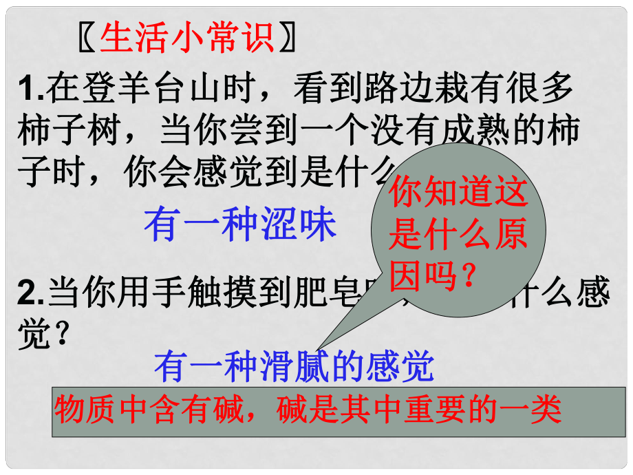 九年級化學(xué)下冊 第十單元課題1 常見的堿課件 新人教版_第1頁