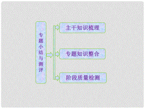 高中歷史 專題二 專題小結(jié)與測(cè)評(píng)課件 人民版必修3