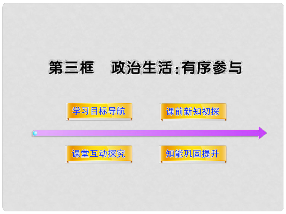 高中政治 113《政治生活：积极参与 重在实践》学习方略课件 新人教版必修2_第1页