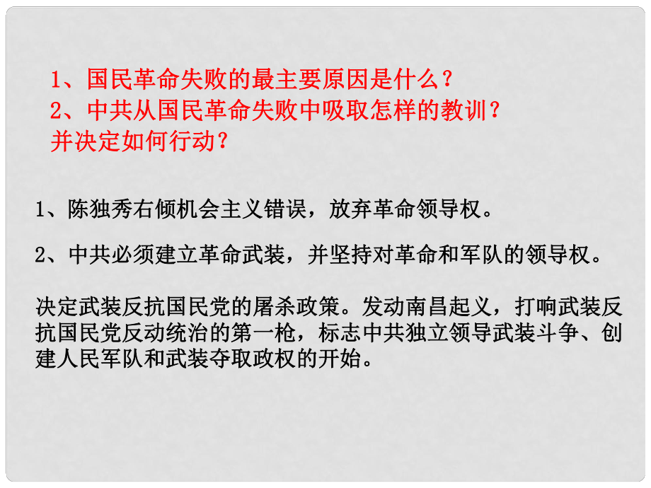 高中歷史 第四單元第15課 國(guó)共的十年對(duì)峙課件 新人教版必修1_第1頁(yè)