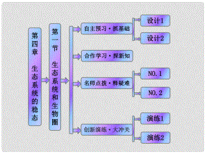 高中生物 第四章 第一節(jié) 生態(tài)系統(tǒng)和生物圈課件 蘇教版必修3