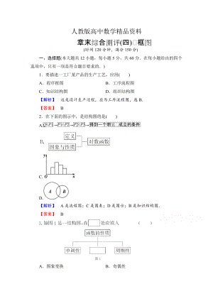 人教版 高中數(shù)學(xué)【選修 21】 章末綜合測(cè)評(píng)4