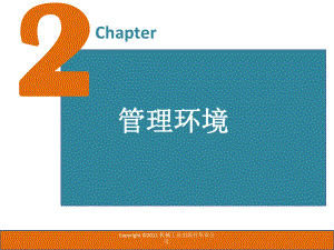罗宾斯《管理学原理与实践》(第7版)中文第2章