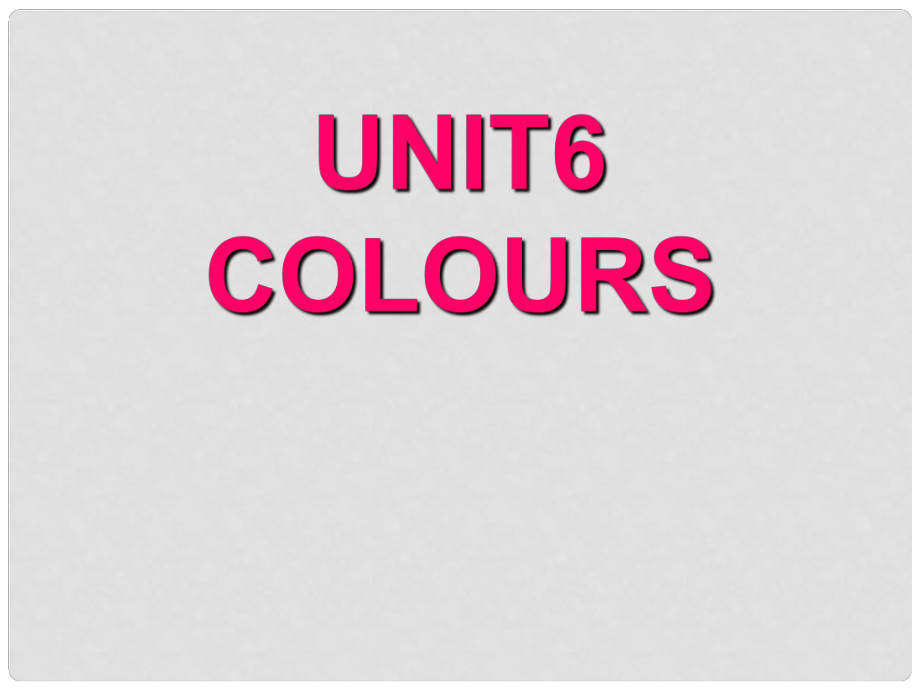 4年三年級英語上冊 Unit6 Colours課件6 譯林版_第1頁