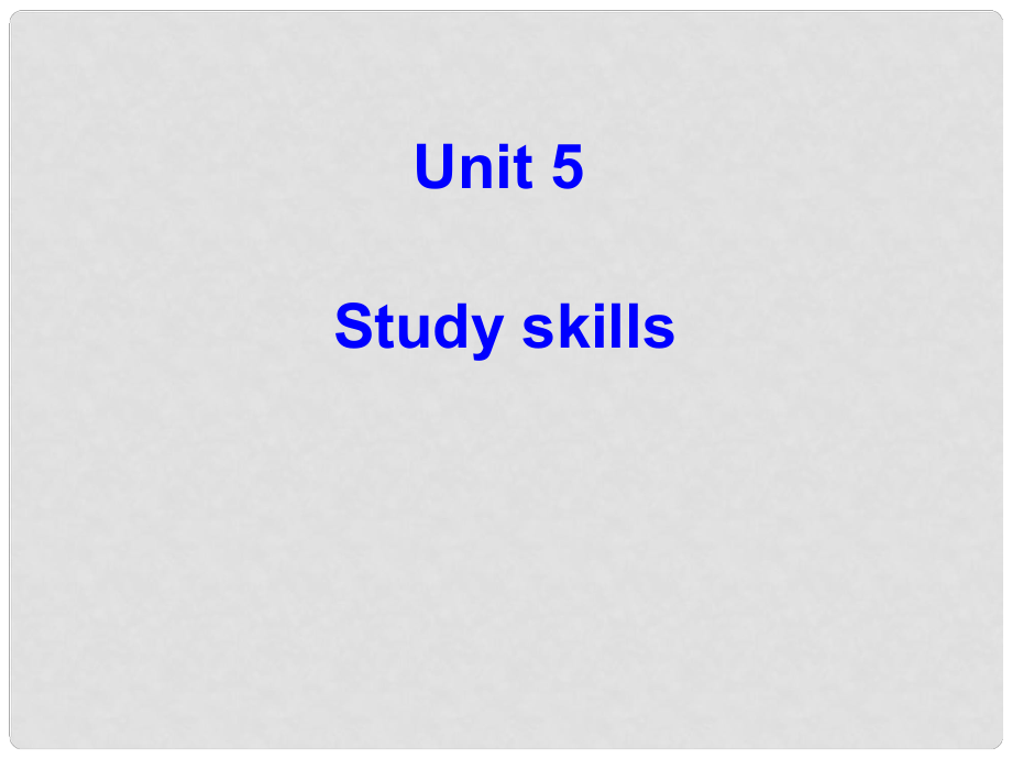 江蘇省連云港市田家炳中學七年級英語上冊 Unit5《Going shopping》Study skills課件 牛津譯林版_第1頁