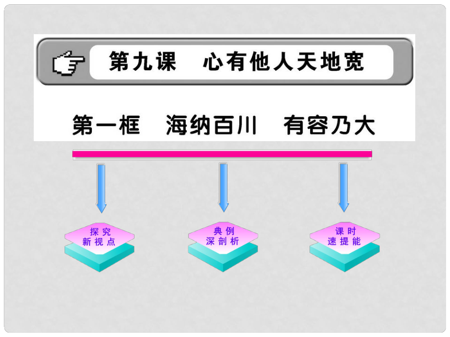 1112版八年級(jí)政治上冊(cè) 491《海納百川 有容乃大》課件 人教實(shí)驗(yàn)版_第1頁(yè)