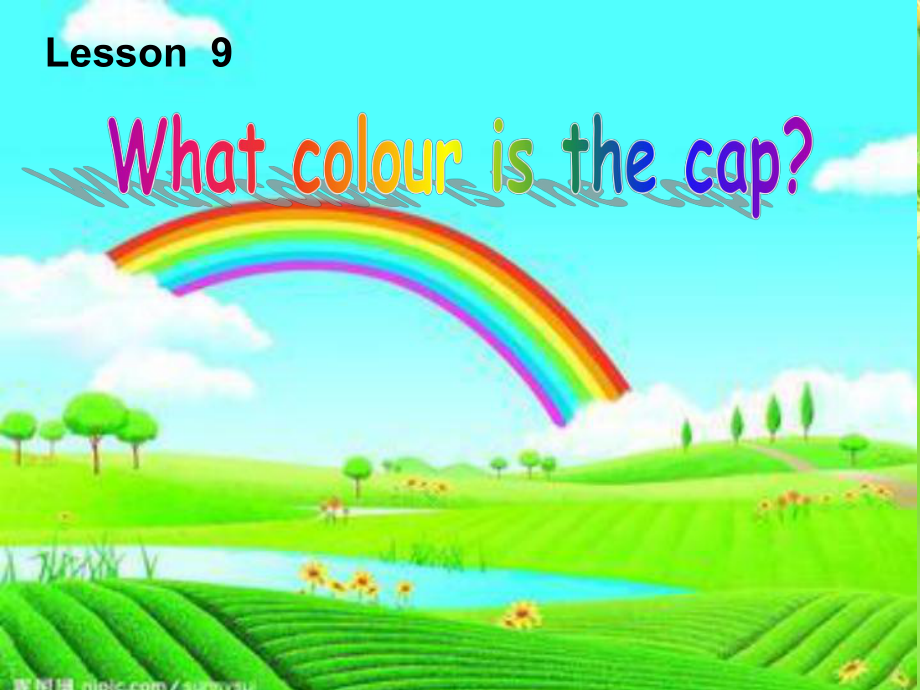 科普版英語三上Lesson 9What colour is the cap課件1_第1頁