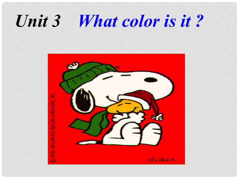 浙江省富陽(yáng)市大源中學(xué)七年級(jí)英語(yǔ)上冊(cè)《Starter Unit 3 What color is it？》課件（2） （新版）人教新目標(biāo)版_第1頁(yè)