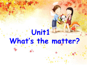 季八年級英語下冊 Unit1 What's the matter課件3 （新版）人教新目標版