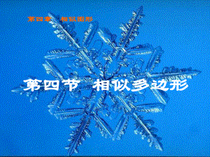 云南省麻栗坡縣董干中學八年級數(shù)學下冊 第四章《4.4 相似多邊形》課件 北師大版