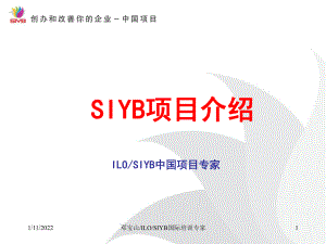SIYB中的项目介绍