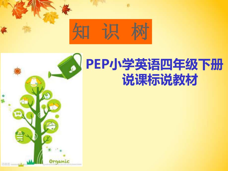 最新人教版pep四年級下冊英語知識樹新2