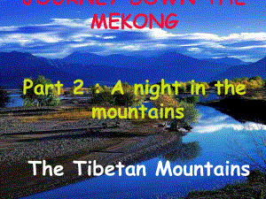 人教版英語必修1 Unit3 Travel journalperiod 3 A night in the mountains(ppt)