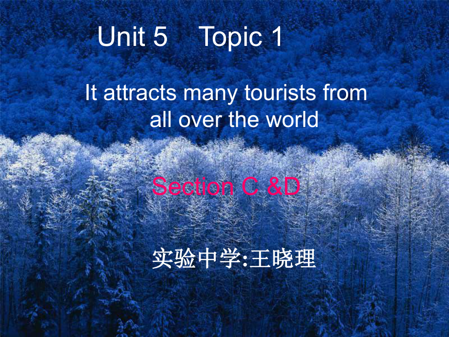 九年級英語下Unit5 Topic 1 Section C and D課件仁愛版_第1頁