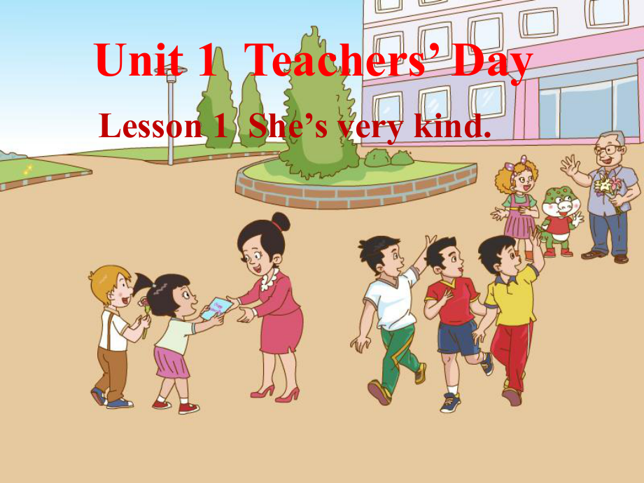 魯科版英語五年級上冊Unit 1Lesson 1 She’s very kind課件3_第1頁