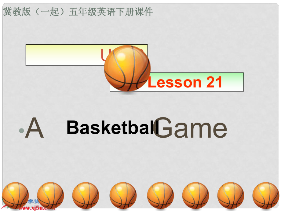 五年級(jí)英語下冊(cè) Unit 3 Lesson 21課件 冀教版（一起）_第1頁