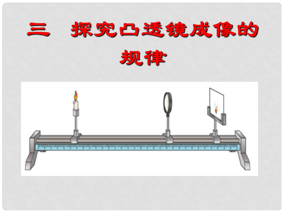 安徽省樅陽縣錢橋初級(jí)中學(xué)八年級(jí)物理上冊(cè) 第三節(jié) 探究凸透鏡成像規(guī)律課件 新人教版_第1頁