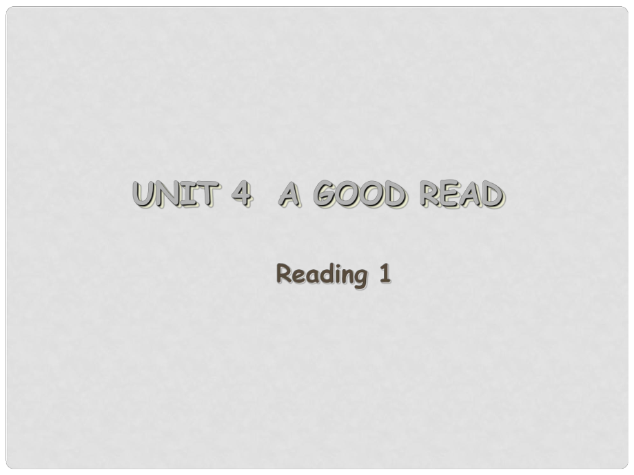 江蘇省鹽城市鹽都縣郭猛中學(xué)八年級(jí)英語(yǔ)下冊(cè)《Unit 4 A good read Reading》課件 （新版）牛津版_第1頁(yè)