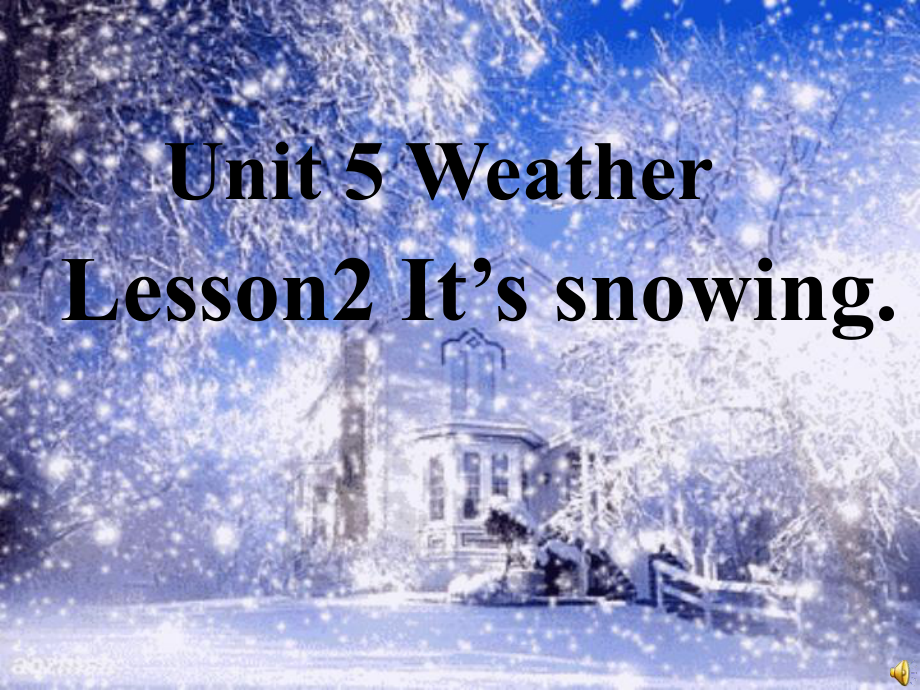 魯科版英語四年級上冊Unit 5Lesson 2 It’s snowing課件2_第1頁