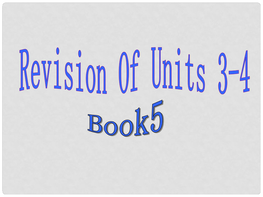 河北省定州市興華西路中學(xué)中考英語 Revision Of Units 34 Book 5復(fù)習(xí)課件_第1頁