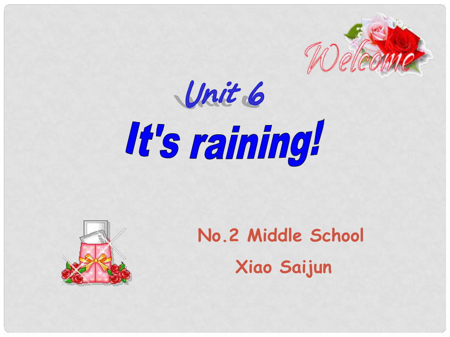 七年級(jí)英語Unit6 It's raining!It's raining!_第1頁