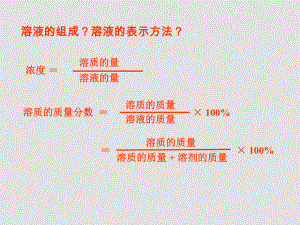 高一化學(xué)必修1 物質(zhì)的量濃度 ppt