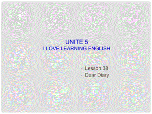 八年级英语上册Unit5 My future Lesson 38 3课件冀教版