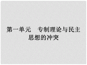 高中歷史 11 西方專制主義理論課件 新人教版選修2