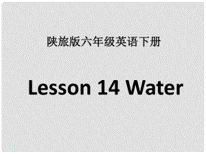 六年級英語下冊 Lesson 14課件 陜旅版