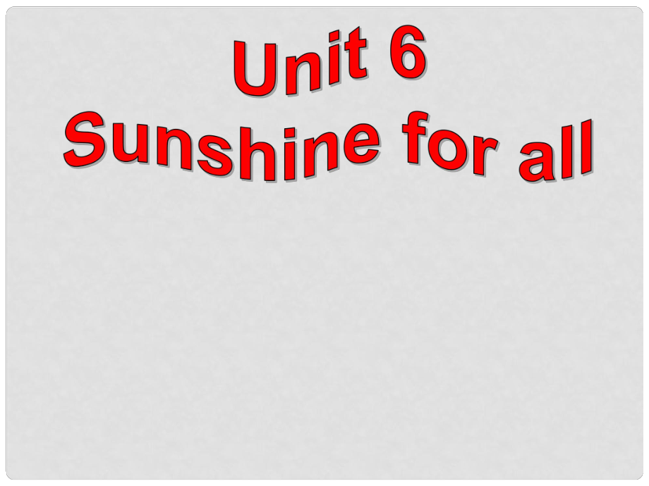 江蘇省鹽城市永豐初級中學(xué)八年級英語下冊 Unit 6 Sunshine for all Reading II課件 （新版）牛津版_第1頁