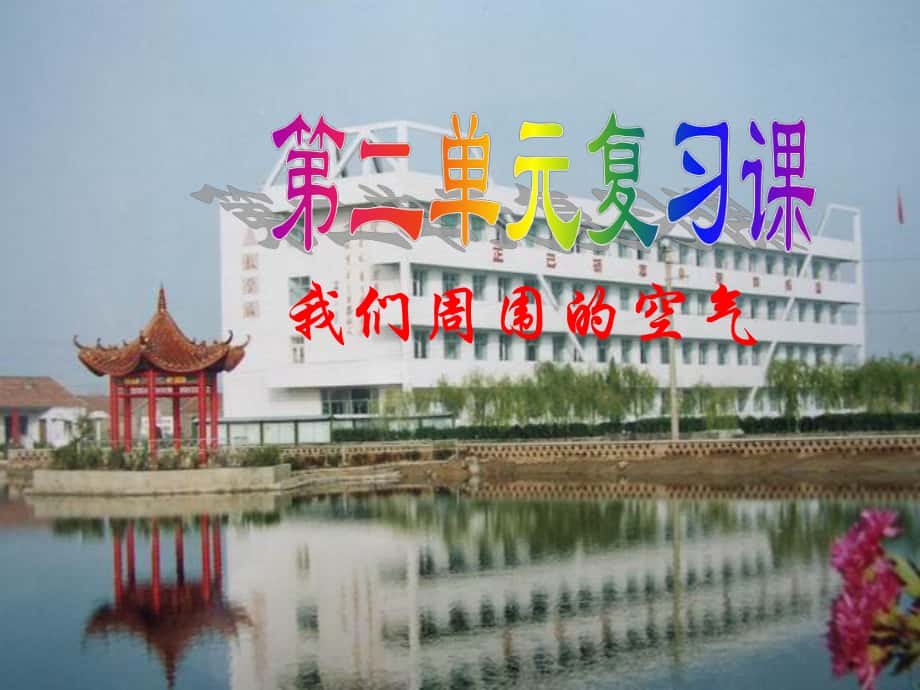 山東省東營市河口區(qū)實(shí)驗(yàn)學(xué)校九年級化學(xué)上冊 第二單元 我們周圍的空氣復(fù)習(xí)課件 新人教版_第1頁