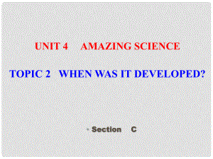 九年級(jí)英語(yǔ)Unit4 Topic 2 Section C 課件仁愛(ài)版U4 T2 C