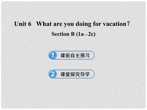 七年級(jí)英語(yǔ)下冊(cè) Unit 6 What are you doing for vacation Section B(1a2c)課件 魯教版