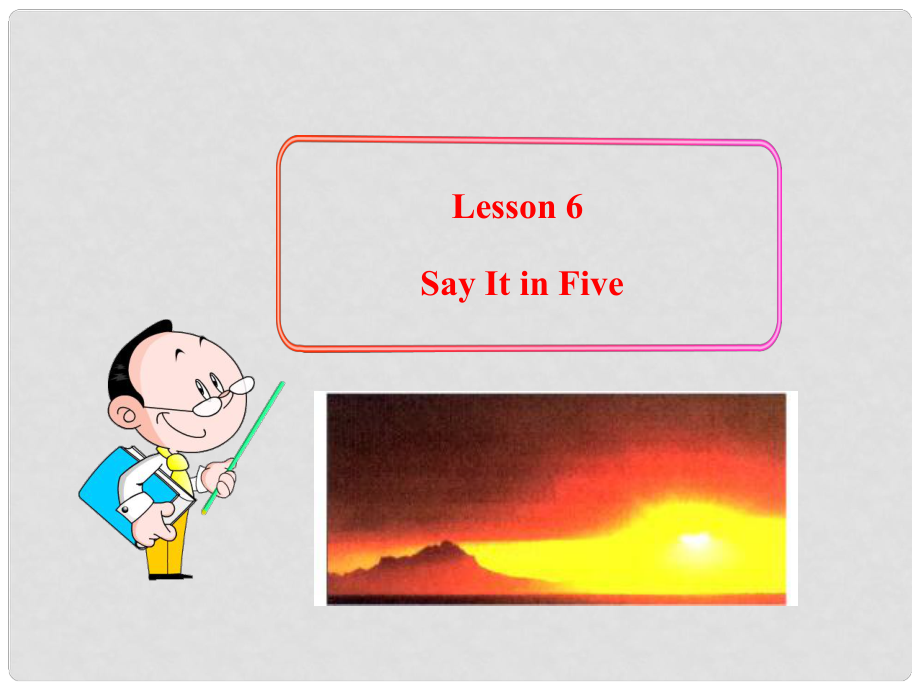 九年級英語下冊 Unit 1 You Can Write Poetry Lesson 6 Say It in Five課件 冀教版_第1頁