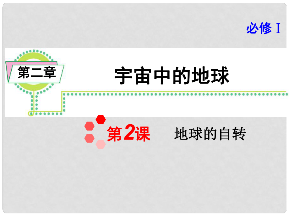 高考地理一輪總復(fù)習(xí) 第2章 第2課 地球的自轉(zhuǎn)課件 新人教版必修1_第1頁(yè)