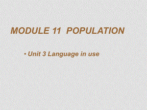 外研版英语九年级上册 Module11 Unit 3 Language in use(ppt)