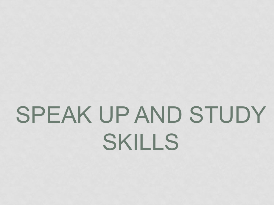 7B Unit 1 Study skills and speak up教案_第1頁